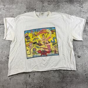 Vintage Uncola Island 7UP Cropped Shirt Surfer Boxy XL